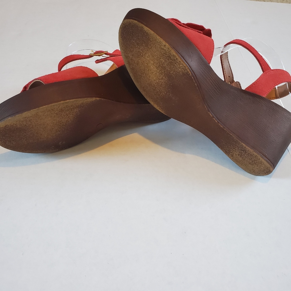 Mariella Suede Sandal Wedges - Picture 5 of 6